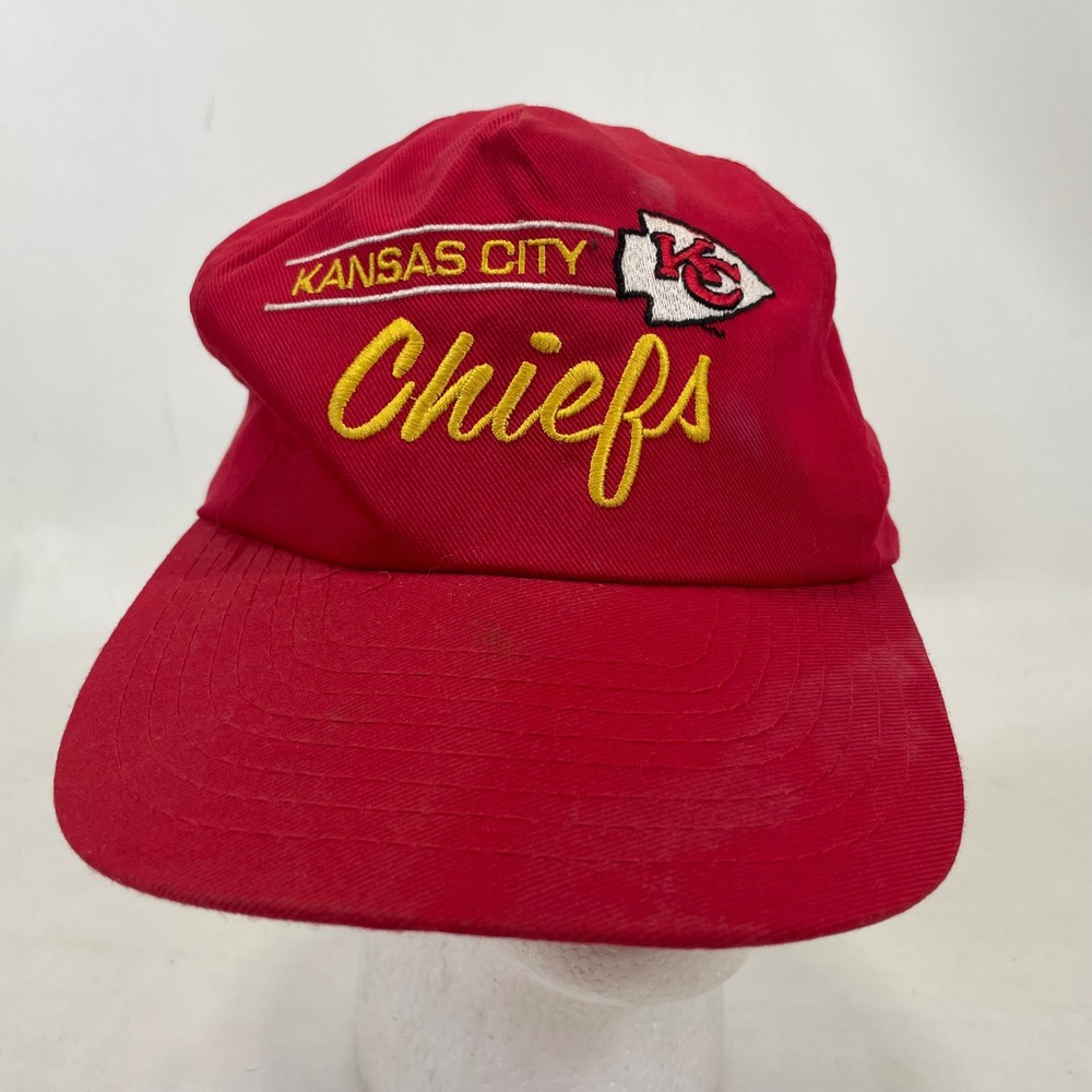 Vintage Kansas City Chiefs‎ Snapback Hat Annco Red NFL Football Adjustable Cap
